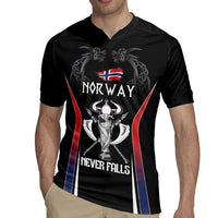 Custom Norway Viking Heritage Rugby Jersey Norge Never Falls Quarterfinal Edition