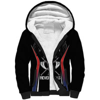 Custom Norway Viking Heritage Sherpa Hoodie Norge Never Falls Quarterfinal Edition