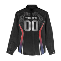 Custom Norway Viking Heritage Women Casual Shirt Norge Never Falls Quarterfinal Edition