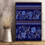 Azerbaijan Canvas Wall Art Traditional Pattern Ornament With Flowers Buta Blue LT9 - Wonder Print Shop