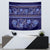 Azerbaijan Tapestry Traditional Pattern Ornament With Flowers Buta Blue - Wonder Print Shop