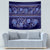 Azerbaijan Tapestry Traditional Pattern Ornament With Flowers Buta Blue - Wonder Print Shop