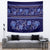 Azerbaijan Tapestry Traditional Pattern Ornament With Flowers Buta Blue - Wonder Print Shop