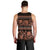 Azerbaijan Men Tank Top Traditional Pattern Ornament With Flowers Buta Gold - Wonder Print Shop