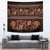 Azerbaijan Tapestry Traditional Pattern Ornament With Flowers Buta Gold - Wonder Print Shop