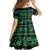 Azerbaijan Family Matching Summer Maxi Dress and Hawaiian Shirt Traditional Pattern Ornament With Flowers Buta Green - Wonder Print Shop