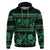 Azerbaijan Hoodie Traditional Pattern Ornament With Flowers Buta Green - Wonder Print Shop