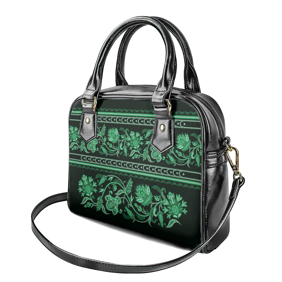 azerbaijan-shoulder-handbag-traditional-pattern-ornament-with-flowers-buta-green