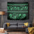 Azerbaijan Tapestry Traditional Pattern Ornament With Flowers Buta Green - Wonder Print Shop
