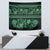 Azerbaijan Tapestry Traditional Pattern Ornament With Flowers Buta Green - Wonder Print Shop