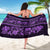 Azerbaijan Sarong Traditional Pattern Ornament With Flowers Buta Violet - Wonder Print Shop