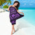 Azerbaijan Sarong Traditional Pattern Ornament With Flowers Buta Violet - Wonder Print Shop