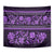Azerbaijan Tapestry Traditional Pattern Ornament With Flowers Buta Violet - Wonder Print Shop