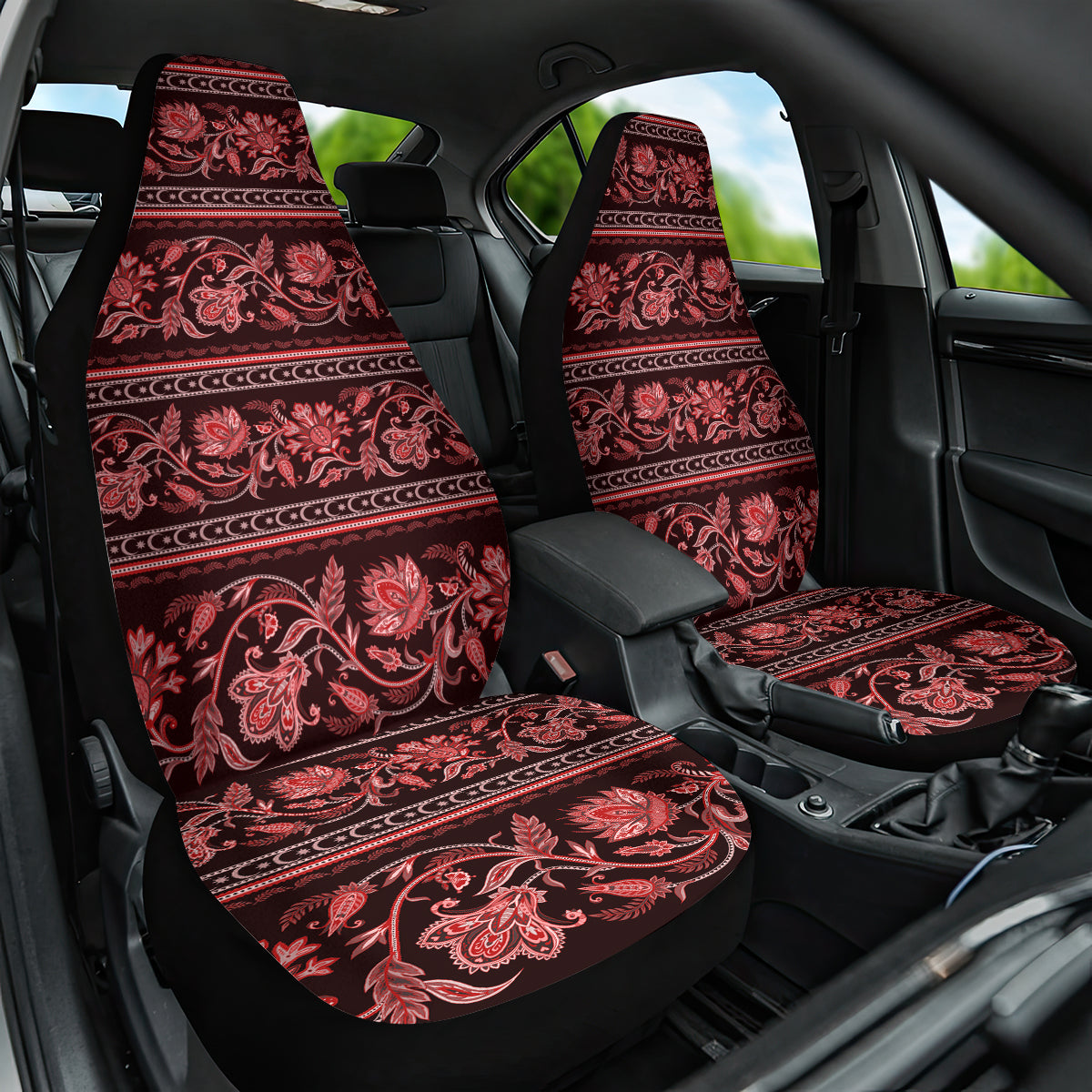 azerbaijan-car-seat-cover-traditional-pattern-ornament-with-flowers-buta-red