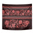 Azerbaijan Tapestry Traditional Pattern Ornament With Flowers Buta Red - Wonder Print Shop
