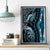 Polynesia Dashiki Canvas Wall Art Polynesia and Africa Traditional Special Together Blue LT9 - Wonder Print Shop