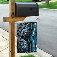 Polynesia Dashiki Garden Flag Polynesia and Africa Traditional Special Together Blue - Wonder Print Shop