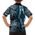 Polynesia Dashiki Hawaiian Shirt Polynesia and Africa Traditional Special Together Blue - Wonder Print Shop