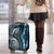 Polynesia Dashiki Luggage Cover Polynesia and Africa Traditional Special Together Blue - Wonder Print Shop