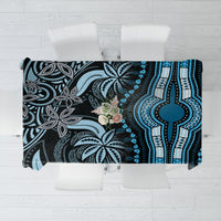 Polynesia Dashiki Tablecloth Polynesia and Africa Traditional Special Together Blue - Wonder Print Shop