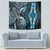 Polynesia Dashiki Tapestry Polynesia and Africa Traditional Special Together Blue - Wonder Print Shop