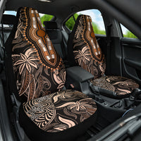 Polynesia Dashiki Car Seat Cover Polynesia and Africa Traditional Special Together Gold LT9 - Wonder Print Shop