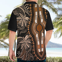Polynesia Dashiki Hawaiian Shirt Polynesia and Africa Traditional Special Together Gold - Wonder Print Shop