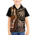 Polynesia Dashiki Hawaiian Shirt Polynesia and Africa Traditional Special Together Gold - Wonder Print Shop