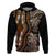 Polynesia Dashiki Hoodie Polynesia and Africa Traditional Special Together Gold - Wonder Print Shop