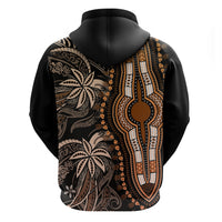Polynesia Dashiki Hoodie Polynesia and Africa Traditional Special Together Gold - Wonder Print Shop