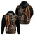 Polynesia Dashiki Hoodie Polynesia and Africa Traditional Special Together Gold - Wonder Print Shop