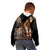 Polynesia Dashiki Kid Hoodie Polynesia and Africa Traditional Special Together Gold - Wonder Print Shop