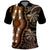 Polynesia Dashiki Polo Shirt Polynesia and Africa Traditional Special Together Gold - Wonder Print Shop