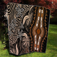 Polynesia Dashiki Quilt Polynesia and Africa Traditional Special Together Gold - Wonder Print Shop