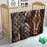 Polynesia Dashiki Quilt Polynesia and Africa Traditional Special Together Gold - Wonder Print Shop