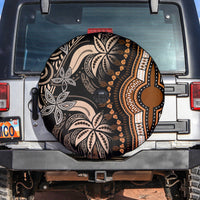 Polynesia Dashiki Spare Tire Cover Polynesia and Africa Traditional Special Together Gold - Wonder Print Shop
