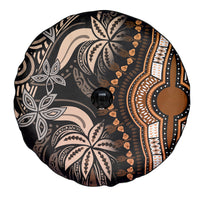 Polynesia Dashiki Spare Tire Cover Polynesia and Africa Traditional Special Together Gold - Wonder Print Shop