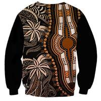 Polynesia Dashiki Sweatshirt Polynesia and Africa Traditional Special Together Gold - Wonder Print Shop