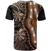 Polynesia Dashiki T Shirt Polynesia and Africa Traditional Special Together Gold - Wonder Print Shop