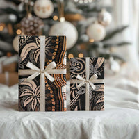 Polynesia Mixed African Dashiki Wrapping Paper Afro-pacific Culture - Gold - Wonder Print Shop