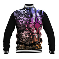 Polynesia Dashiki Baseball Jacket Polynesia and Africa Traditional Special Together Pastel LT9 - Wonder Print Shop