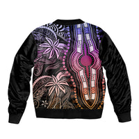 Polynesia Dashiki Bomber Jacket Polynesia and Africa Traditional Special Together Pastel LT9 - Wonder Print Shop