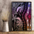 Polynesia Dashiki Canvas Wall Art Polynesia and Africa Traditional Special Together Pastel LT9 - Wonder Print Shop
