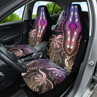 Polynesia Dashiki Car Seat Cover Polynesia and Africa Traditional Special Together Pastel LT9 - Wonder Print Shop