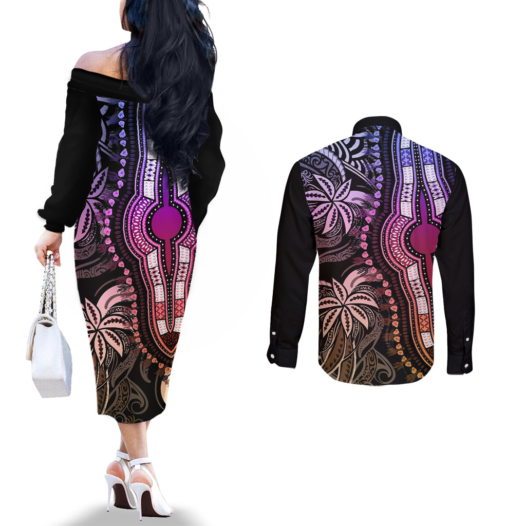 polynesia-dashiki-couples-matching-off-the-shoulder-long-sleeve-dress-and-long-sleeve-button-shirts-polynesia-and-africa-traditional-special-together-pastel