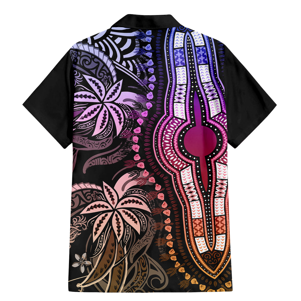 Polynesia Dashiki Family Matching Mermaid Dress and Hawaiian Shirt Polynesia and Africa Traditional Special Together Pastel LT9 - Wonder Print Shop