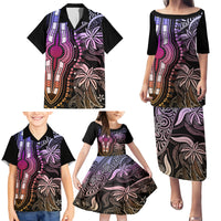 Polynesia Dashiki Family Matching Puletasi Dress and Hawaiian Shirt Polynesia and Africa Traditional Special Together Pastel - Wonder Print Shop