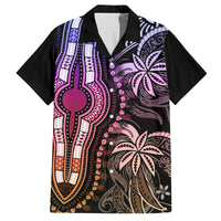Polynesia Dashiki Family Matching Puletasi Dress and Hawaiian Shirt Polynesia and Africa Traditional Special Together Pastel - Wonder Print Shop