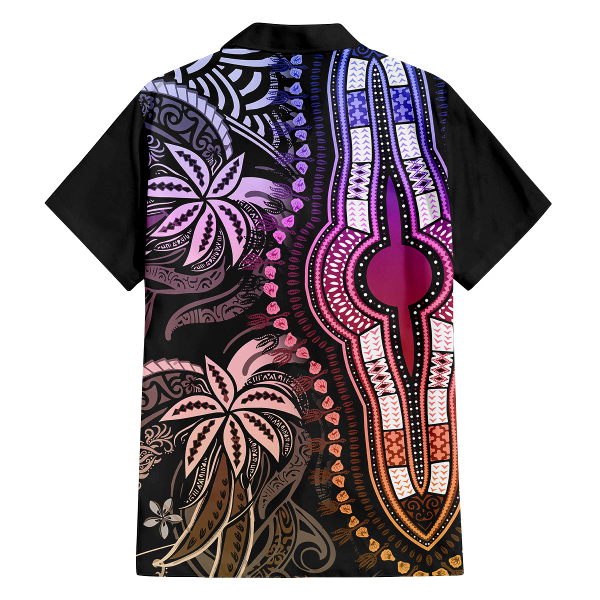 Polynesia Dashiki Family Matching Puletasi Dress and Hawaiian Shirt Polynesia and Africa Traditional Special Together Pastel - Wonder Print Shop
