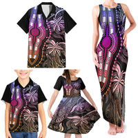 Polynesia Dashiki Family Matching Tank Maxi Dress and Hawaiian Shirt Polynesia and Africa Traditional Special Together Pastel - Wonder Print Shop
